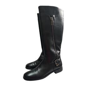 Corso Como "RIVET" Womens Riding‎ Boot Black Sz 8M